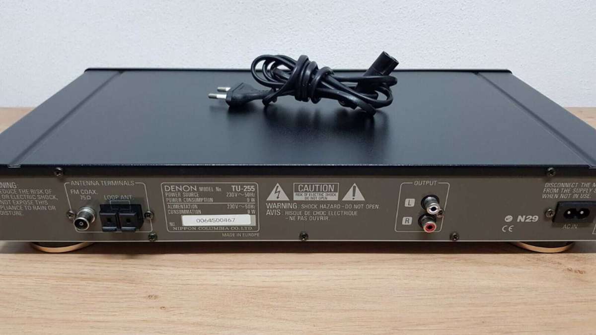 Denon TU-255 Black High-End AM/FM R.D.S Tuner