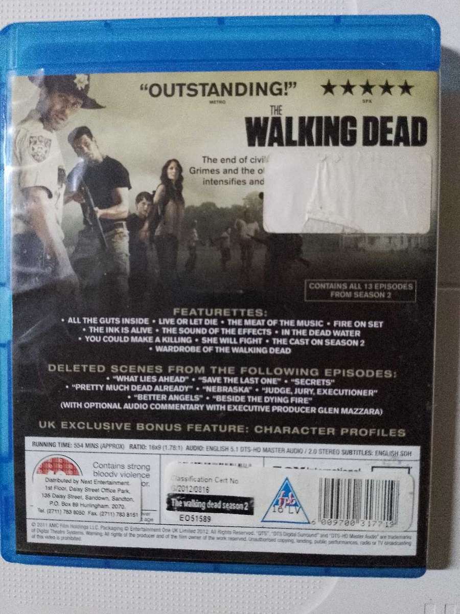 The Walking Dead Complete Season 2 on Blu-ray