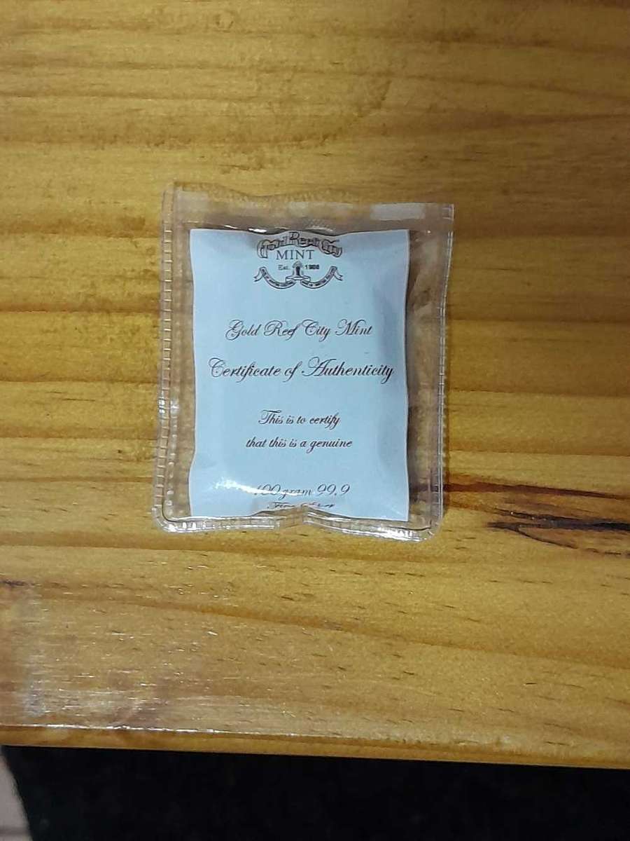 100g fine silver bar 99,9