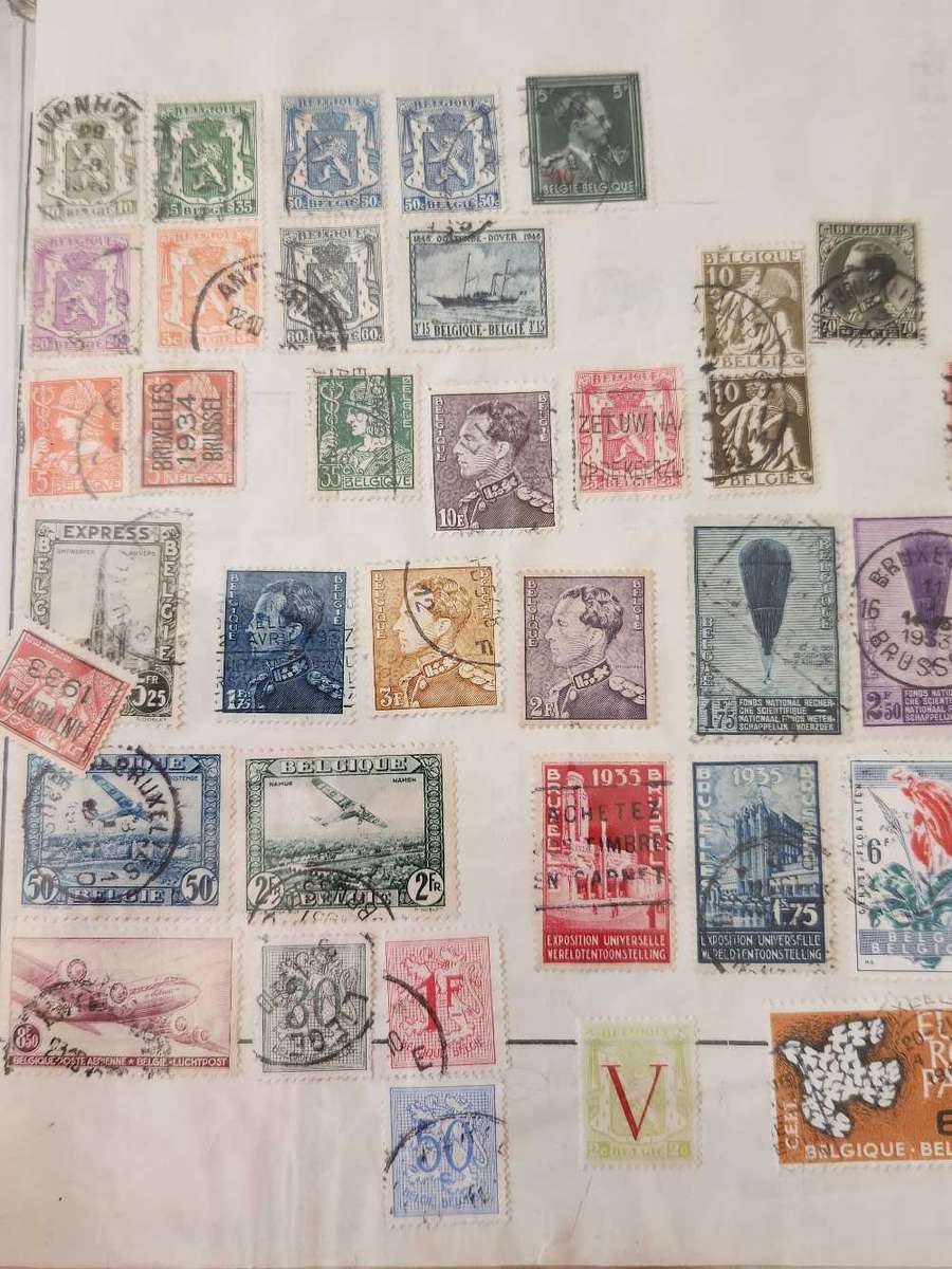 Belgium - vast Selection on album pages (1850 to more modern)