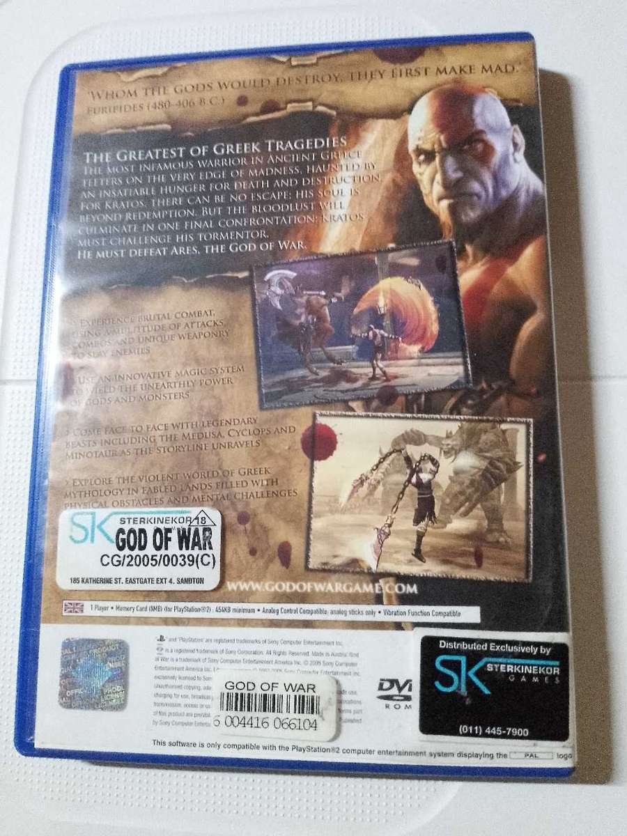 God of War for PS2