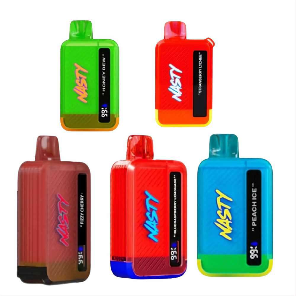 Nasty 9000 puffs rechargeable vapes device mixed flavors
