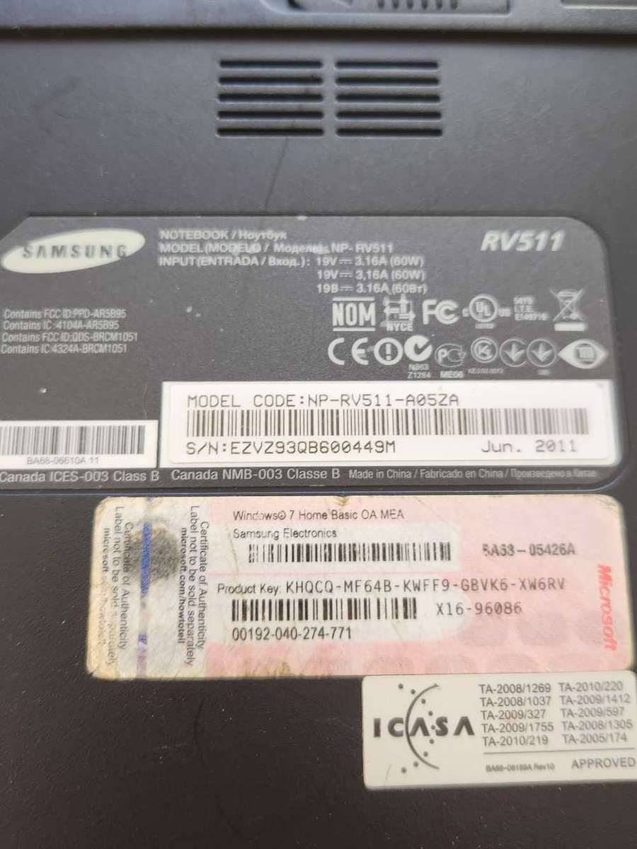 Laptops x 2 for Spares/ Repairs - Sony Vaio & Samsung