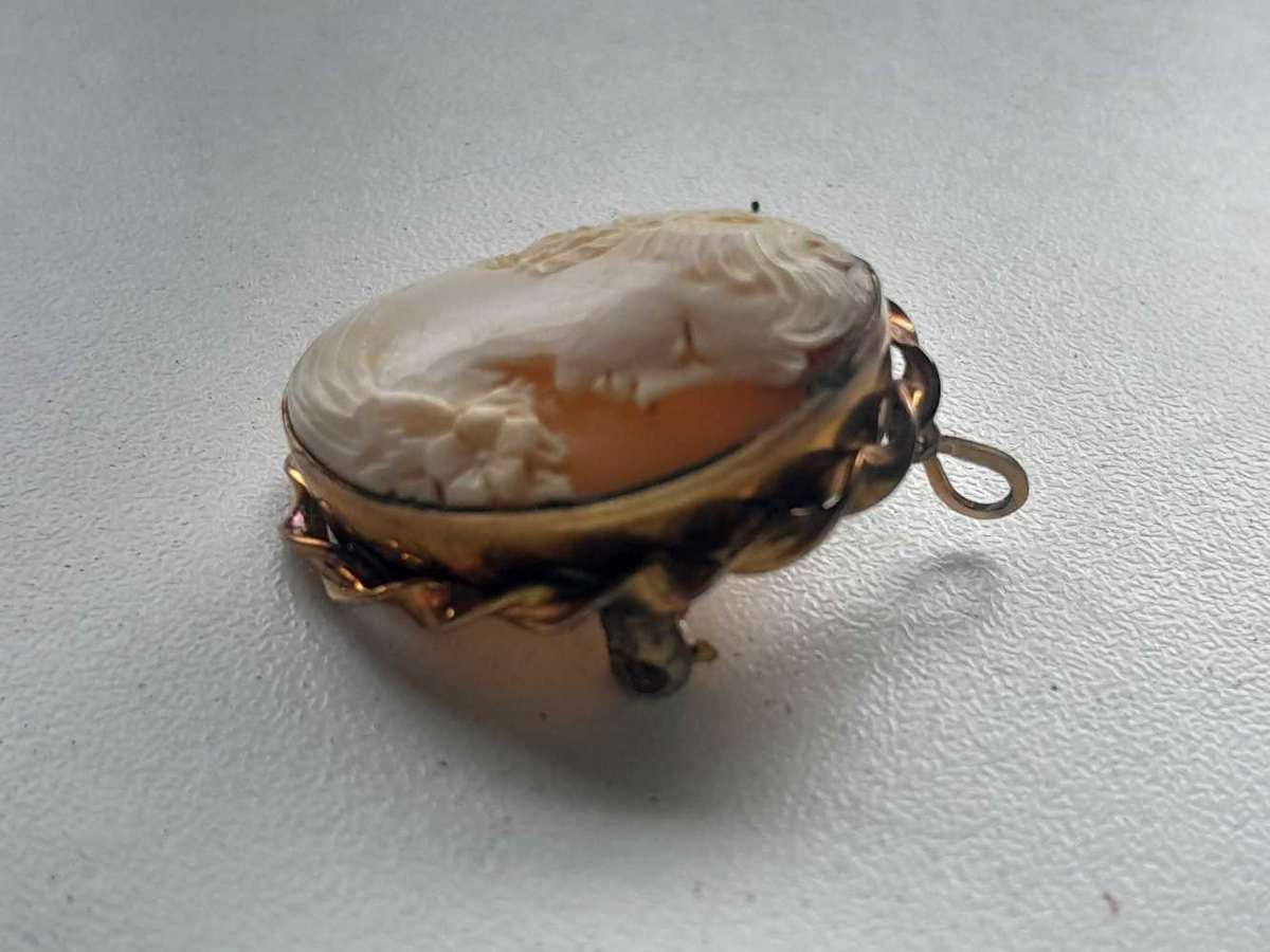 Vinatge camoe pentant/ brooch