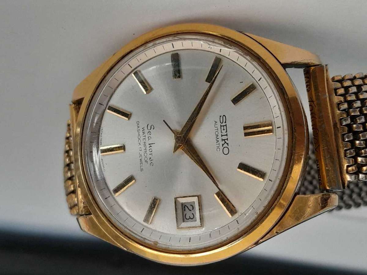 Seiko Seahorse runs and stops.