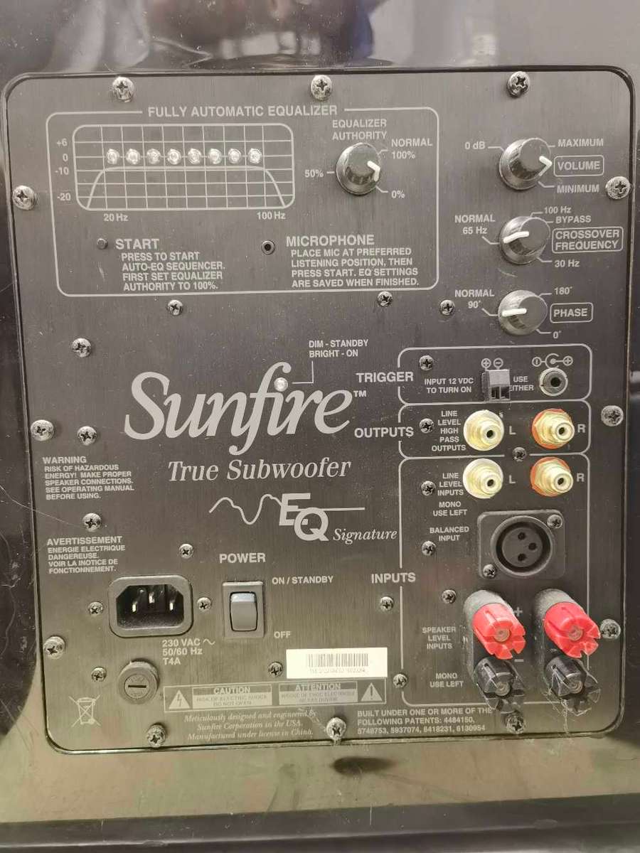 Sunfire subwoofer
