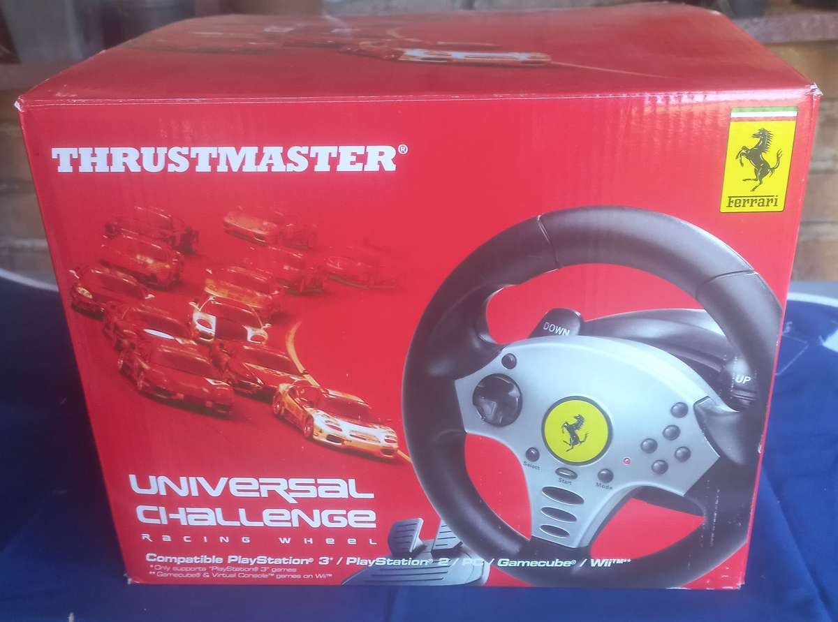 Ferrari Thrustmaster universal challenge racing wheel