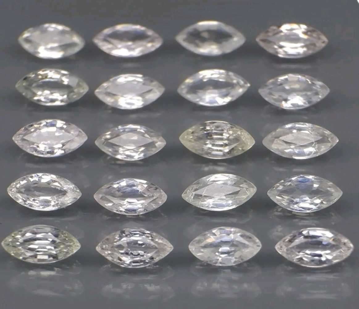 Natural 3.58 Ct White Ceylon Sapphires