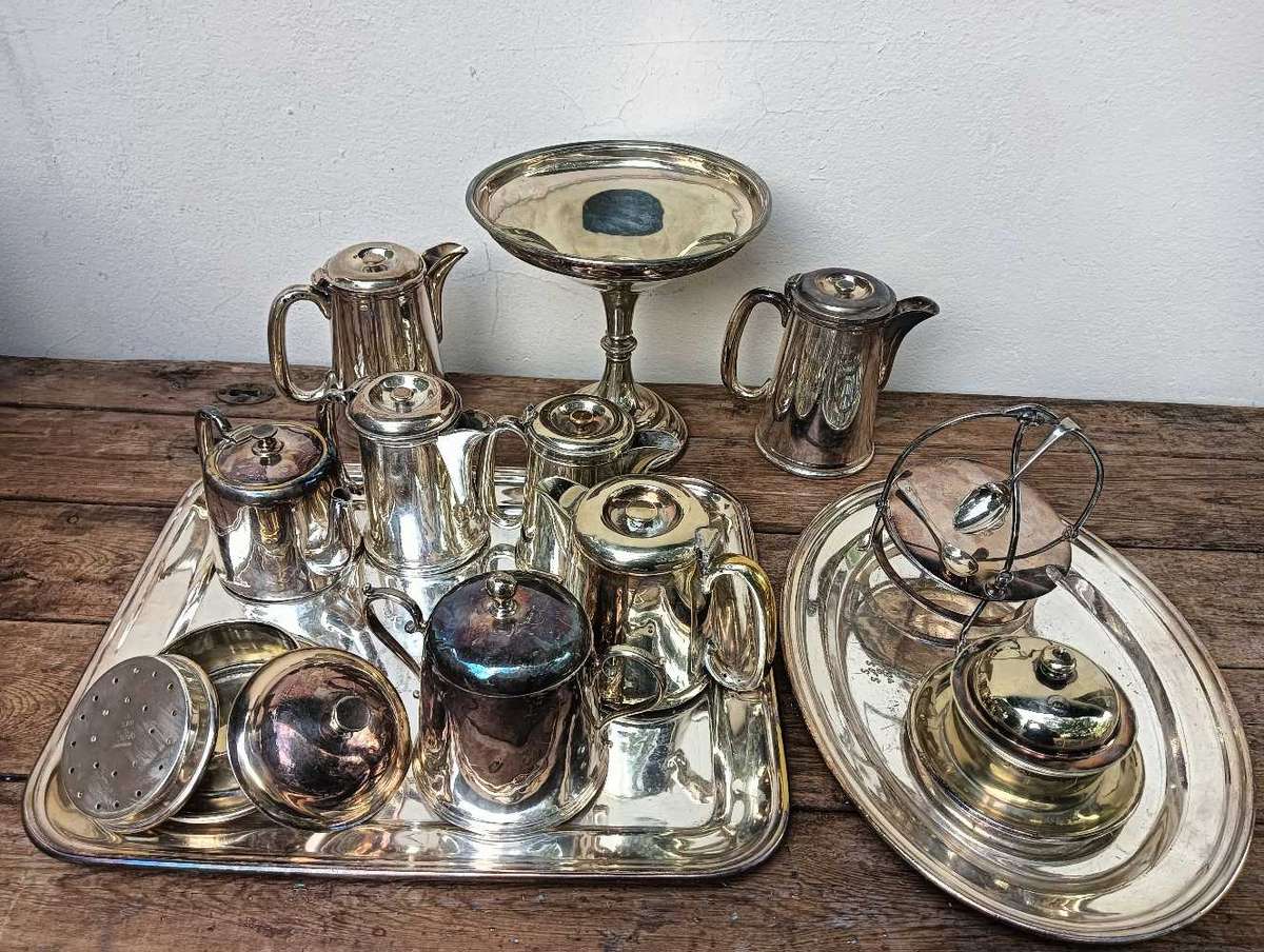 Vintage South African Railways EPNS cater ware