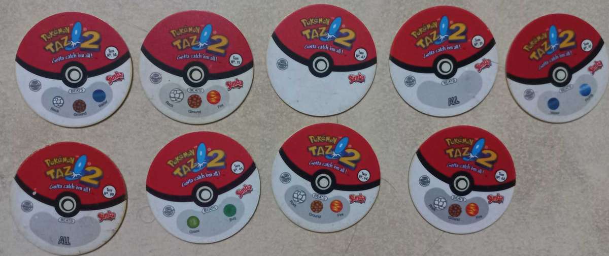 Pokemon Tazos Limited Edition 2 (Price PER Tazo)