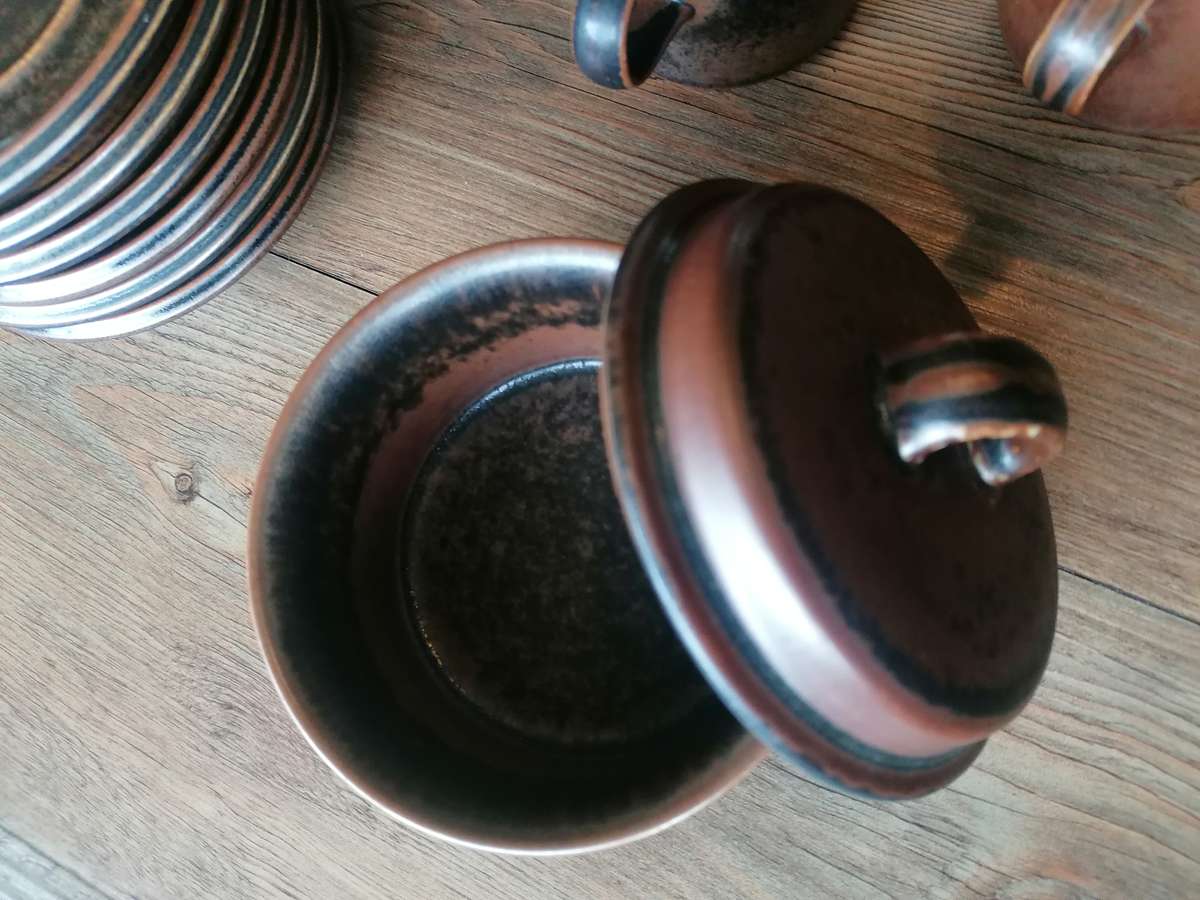 Ruska Arabia of Finland Stonware Coffee Set