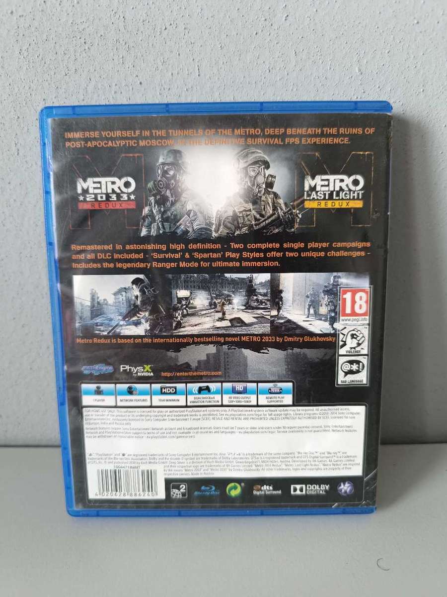 Metro Redux - Ps4