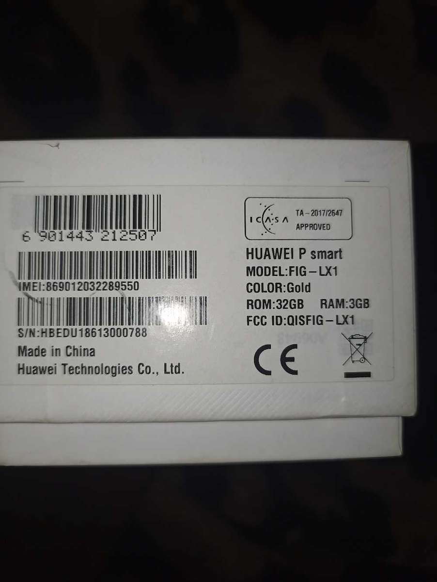 Wow Huawei P smart android phone