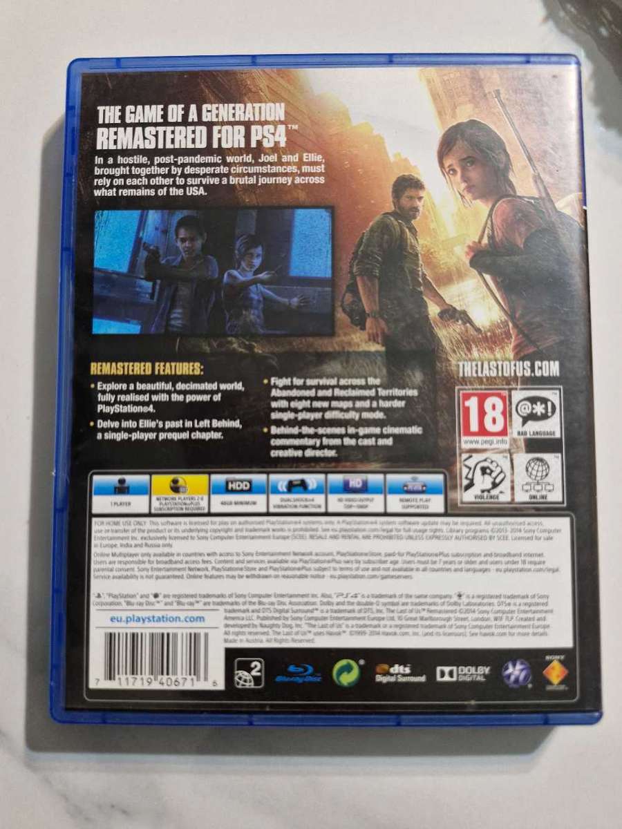 PS4 The Last of Us Remastered