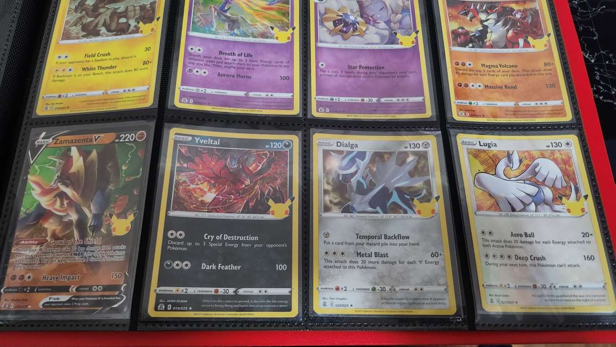 Pokemon 25th anniversary set card bundle