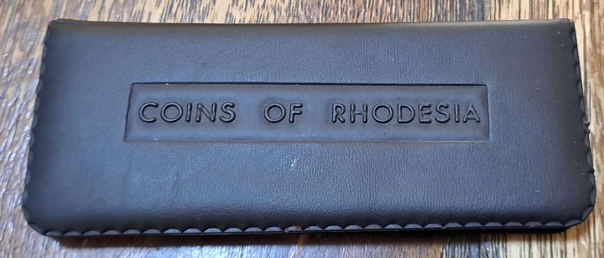 Coins of Rhodesia Set in Special Coin Case (25c, 20c, 10c, 5c, 2.5c, 1c, 1/2c)