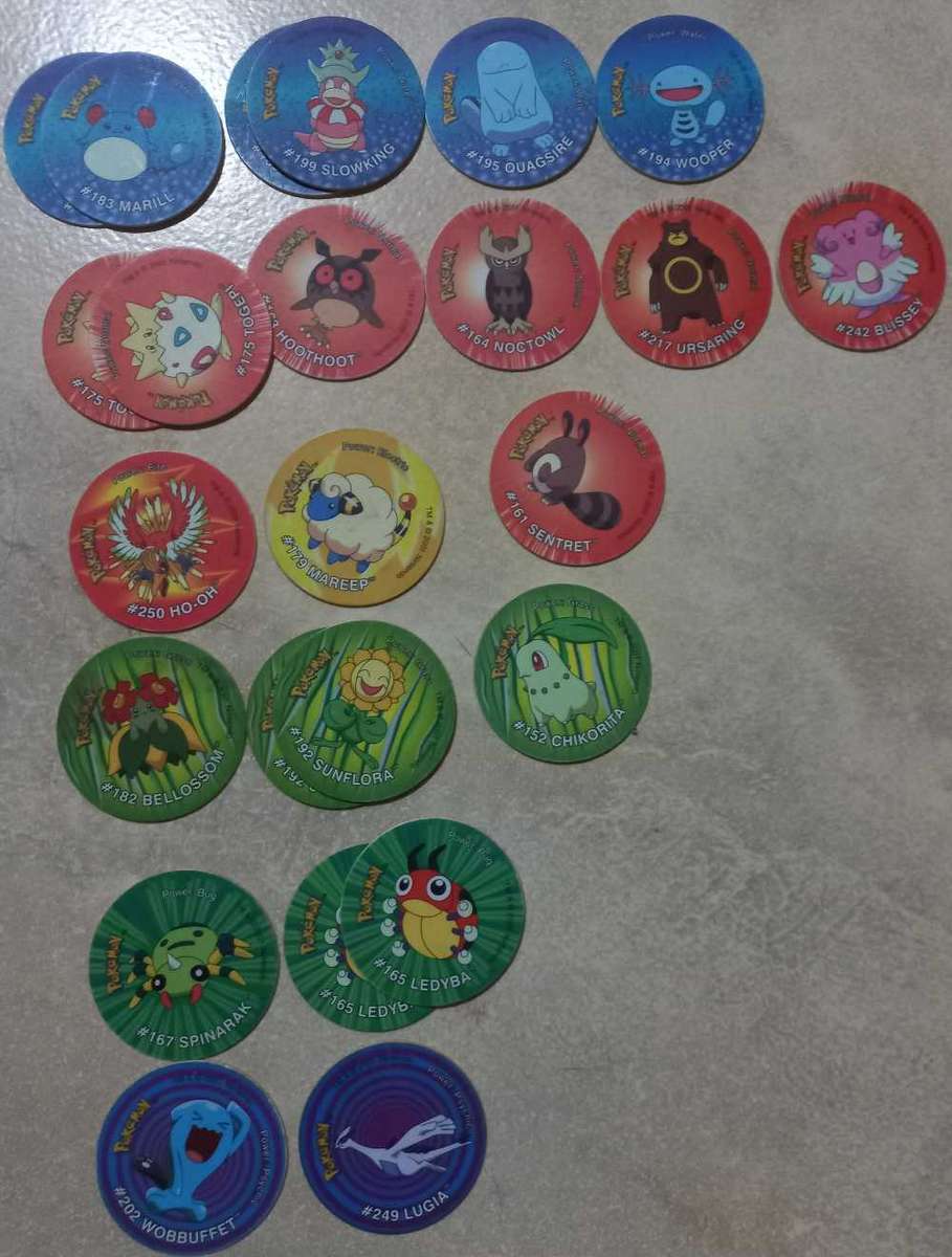Pokemon Tazos Limited Edition- From the World of Jonto