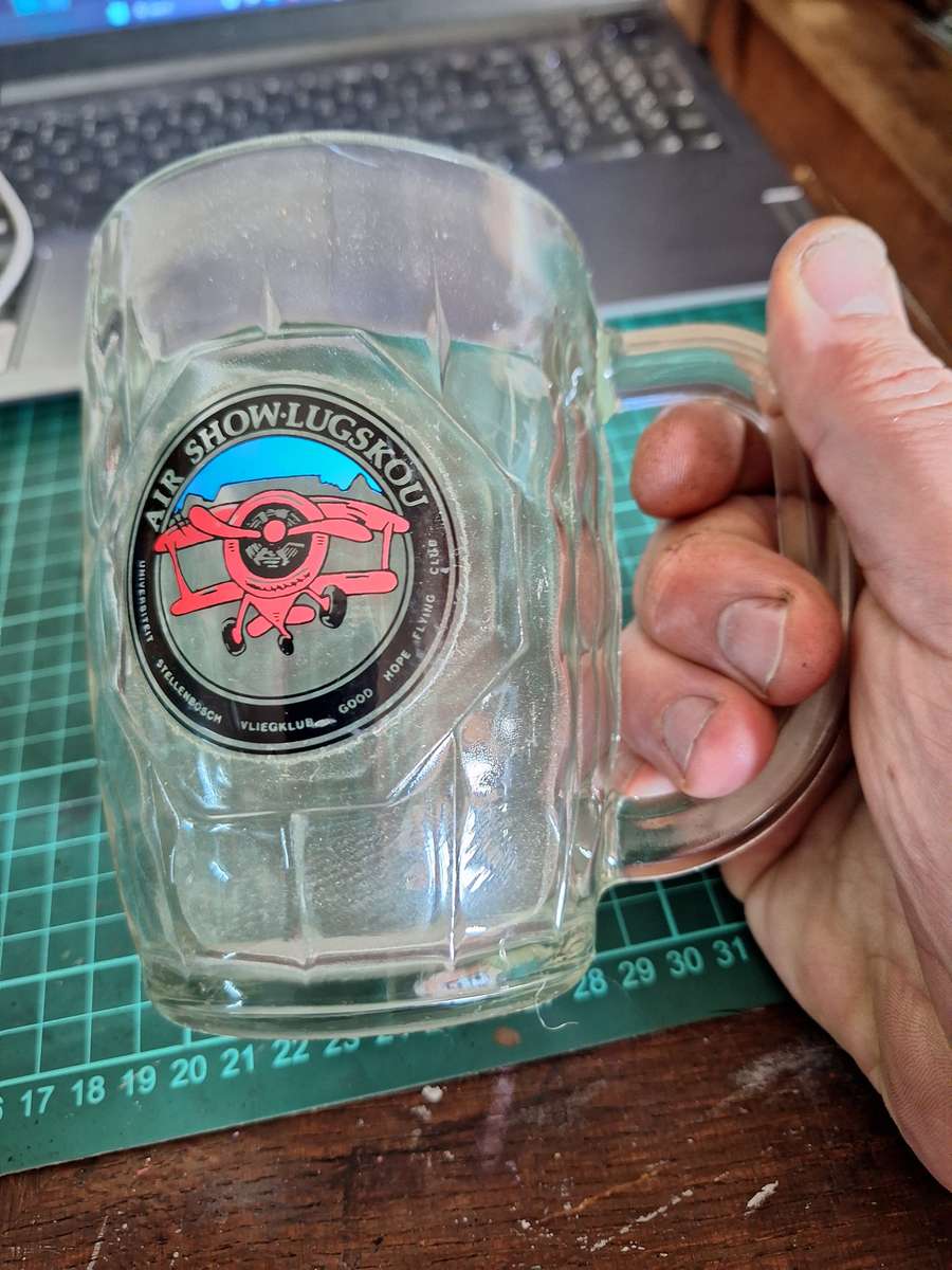 Air Show beer mug