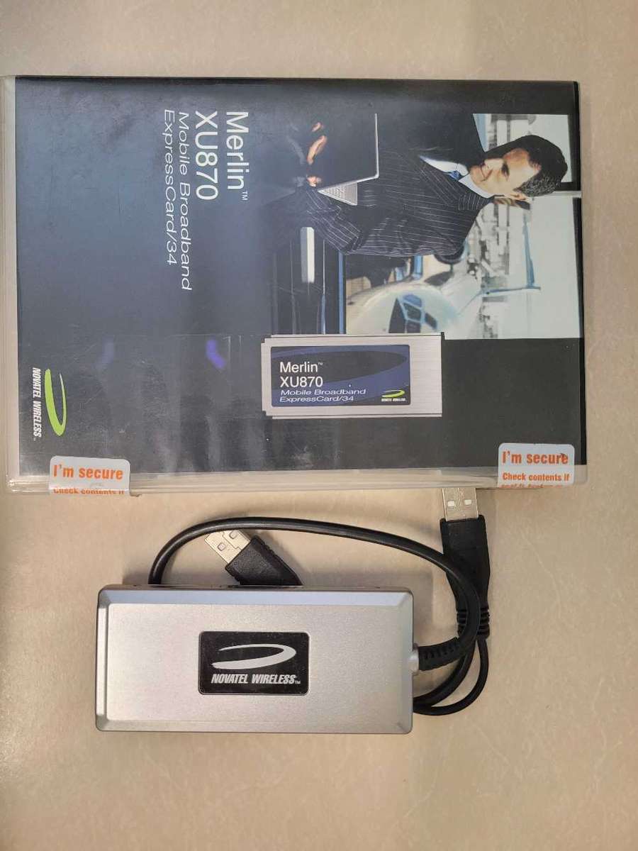 Merlin XU870 HSDPA Expresscard modem with USB adapter
