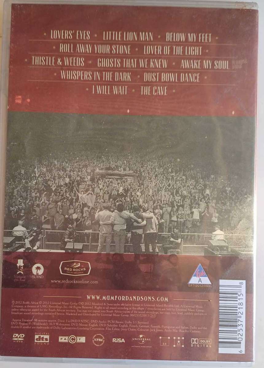 Mumford & Sons - The road to red rocks dvd