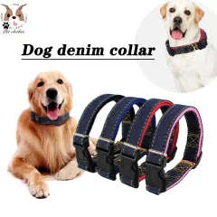 Pet denim collar