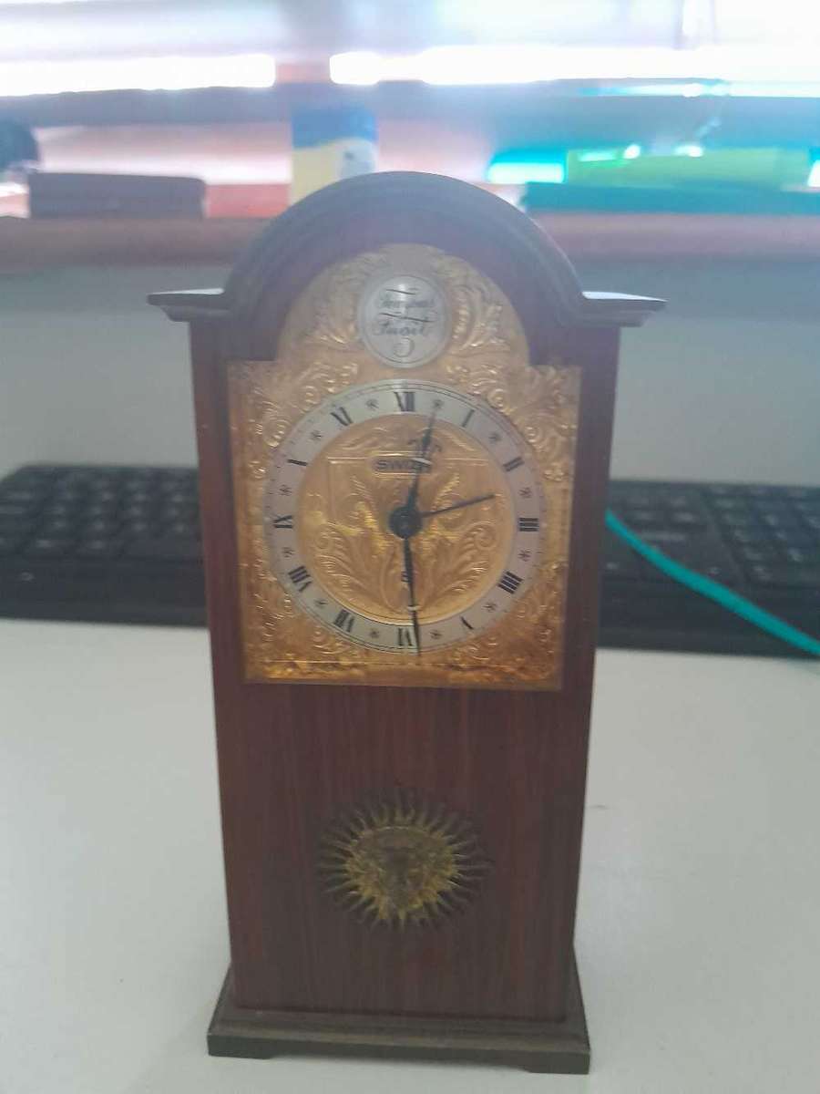 Swiza tempus fugit carriage alarm clock