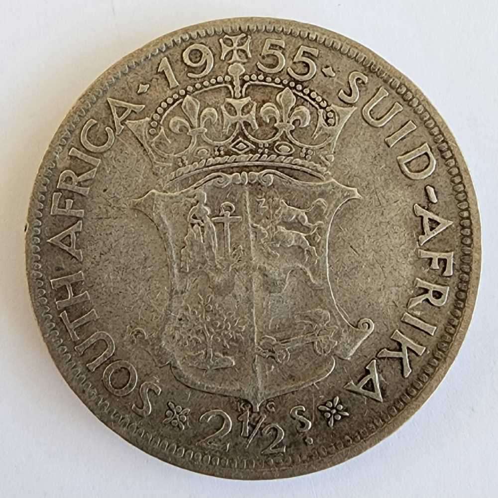 1955 Two and a Half Shillings