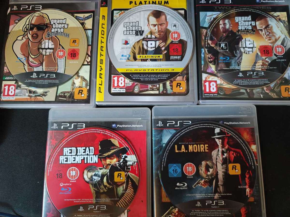 Ps3 Rockstar game collection gta