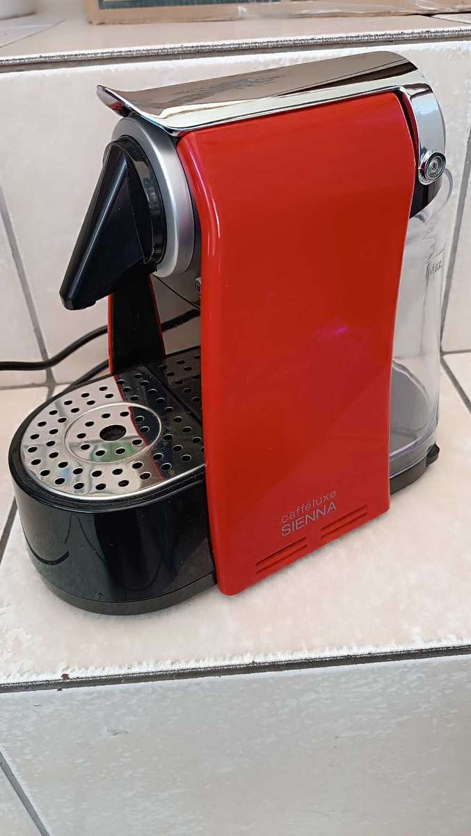 Caffelux Sienna Expresso Capsule Coffee machine Red