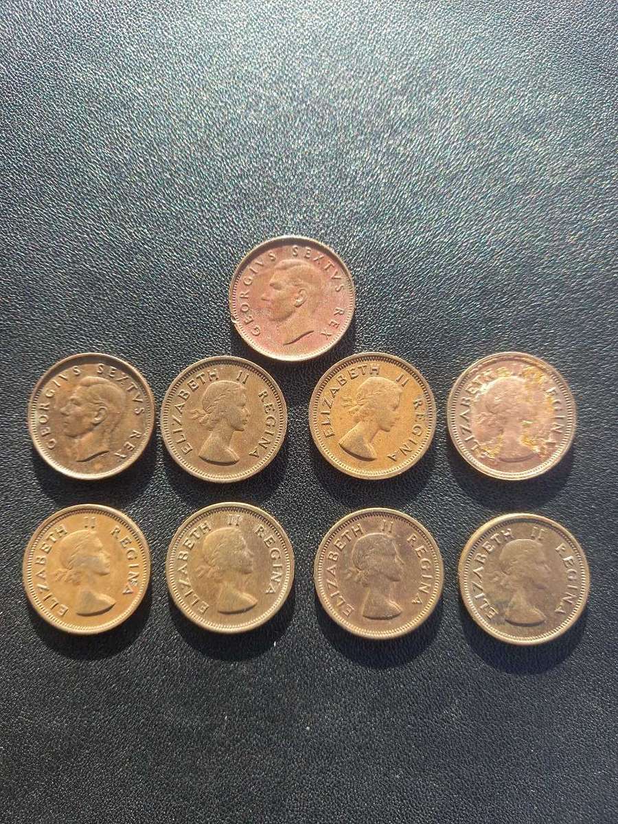 8 × 1/4 pennies SA