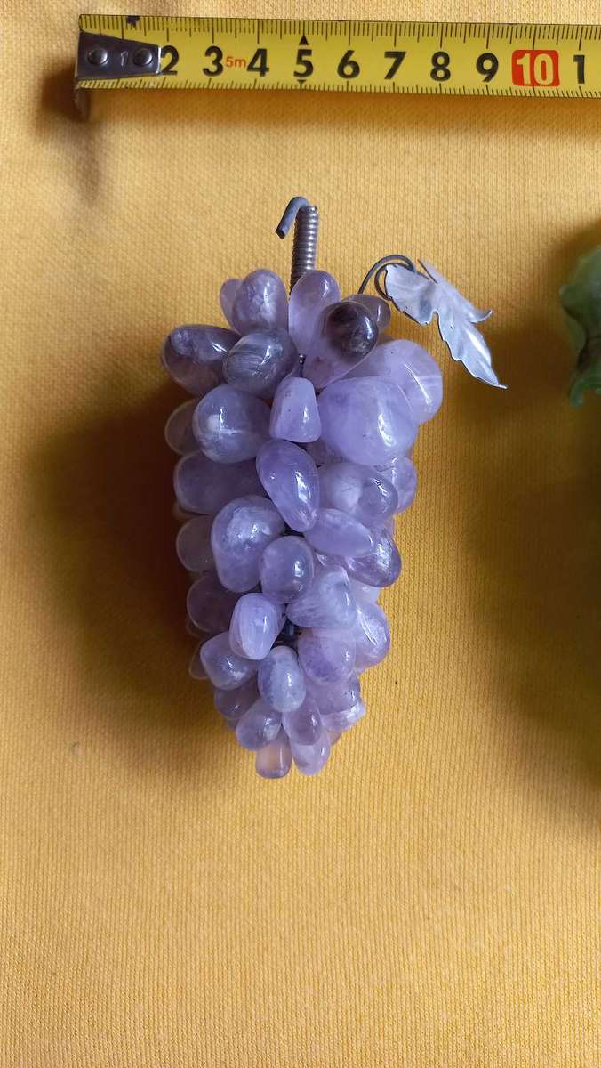 Vintage semi precious stone grape clusters