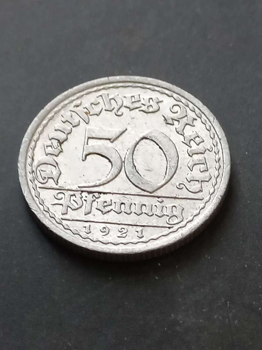 1921 Germany 50 Pfennig