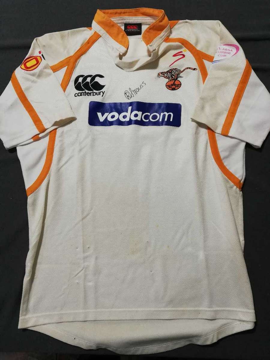 Cheetahs Rugby Jersey Adriaan Strauss no 2 Size XXL