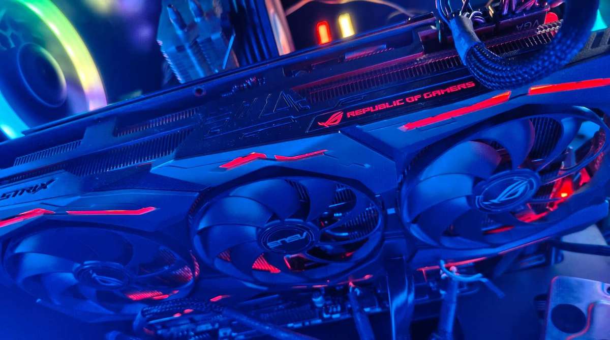 Asus Strix RX5700XT graphics card