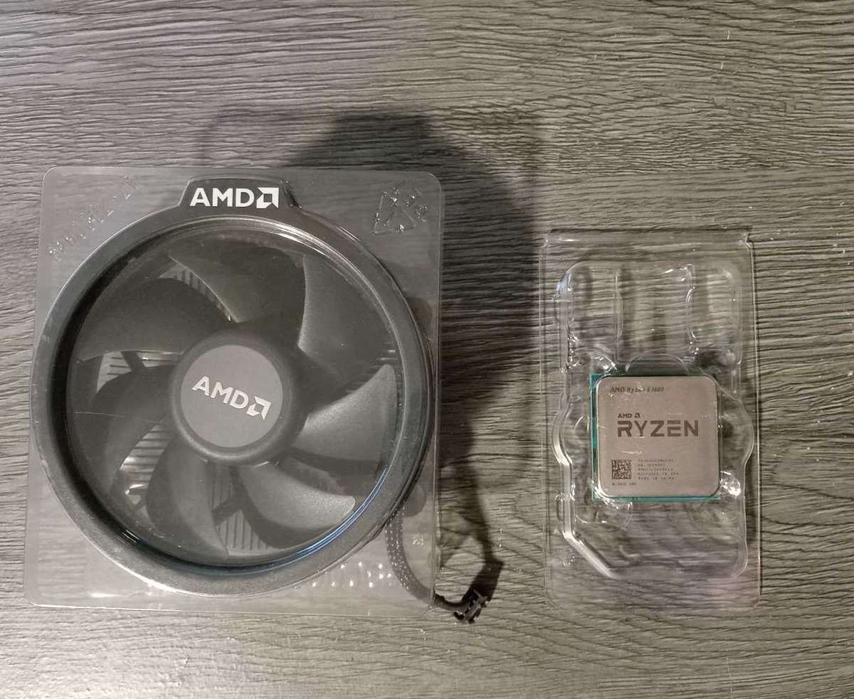 Ryzen 5 1600 met with cooler