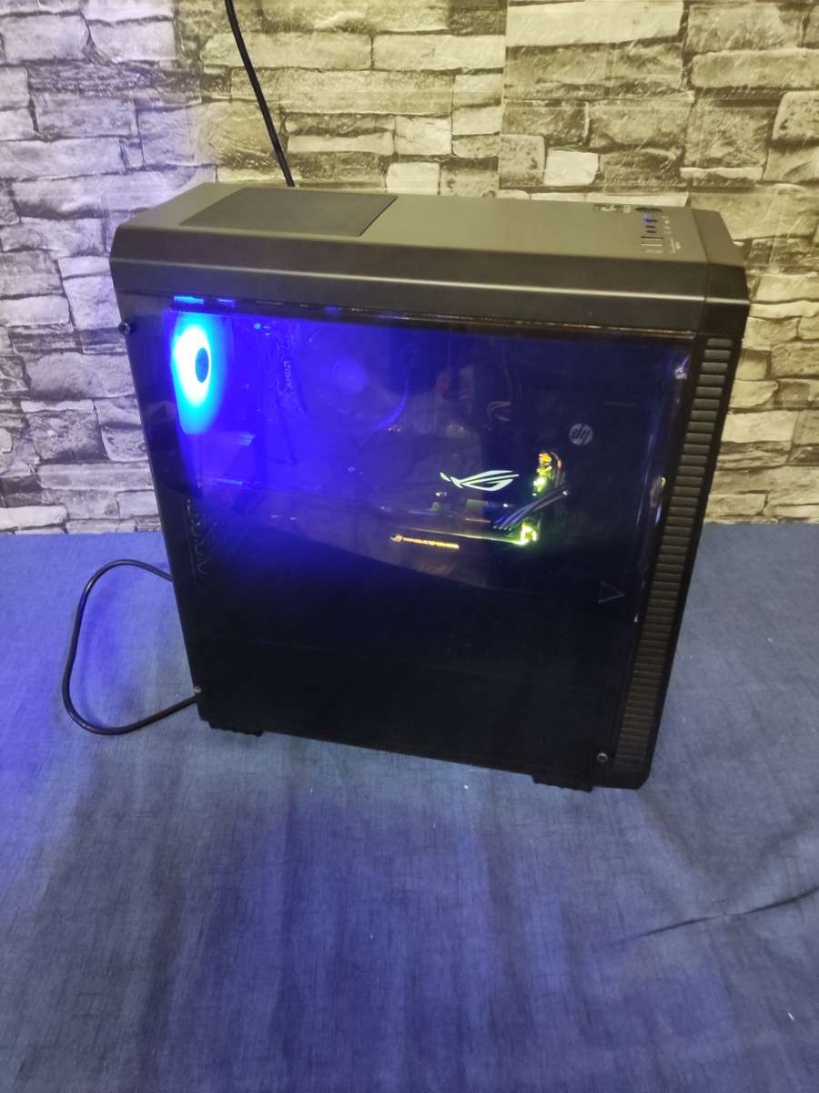 AMD Ryzen 5 with 8GB Graphics Gaming PC**SSD+HDD**RGB Case and GPU**