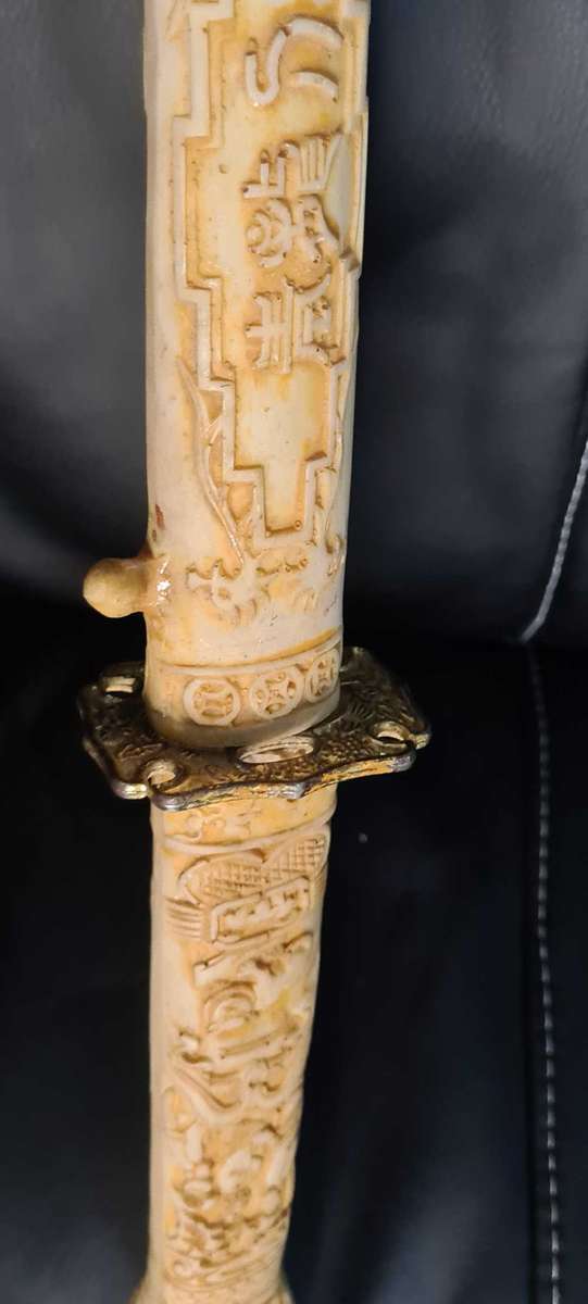 Japanese Katana sword in bone plate 800mm