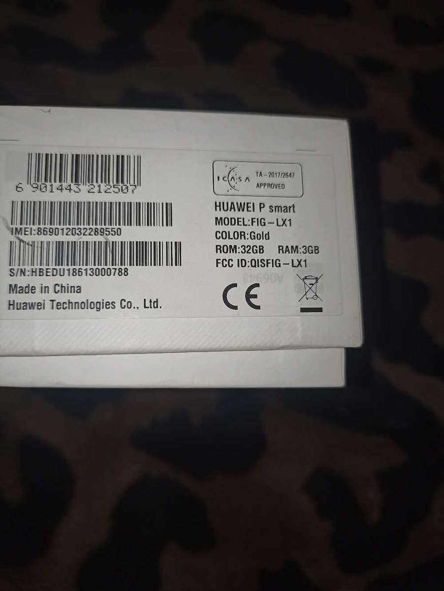 Wow Huawei P smart android phone