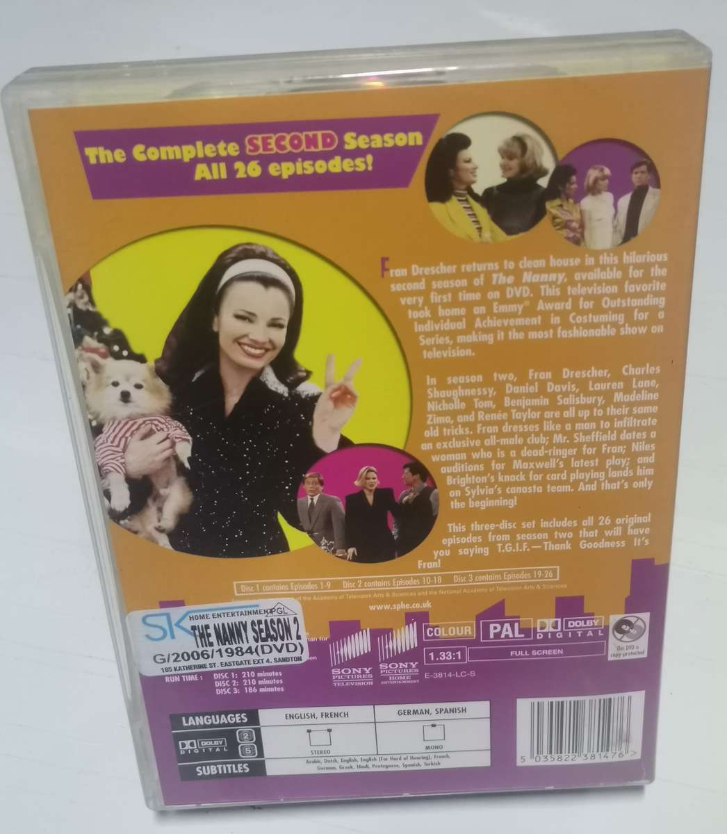 The Nanny (Fran Drescher) Season 2 DVD Set