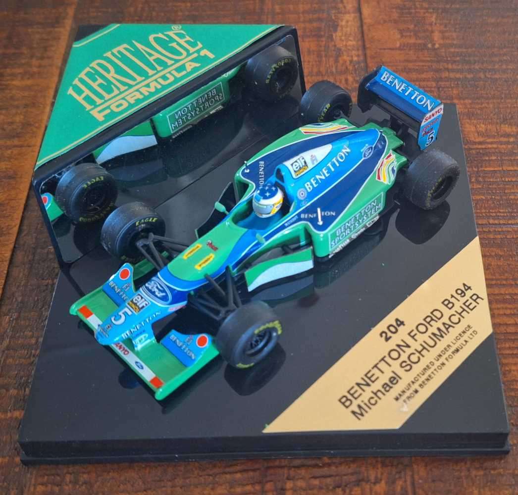 Set of Two formula 1 model cars Quartzo and Heritage