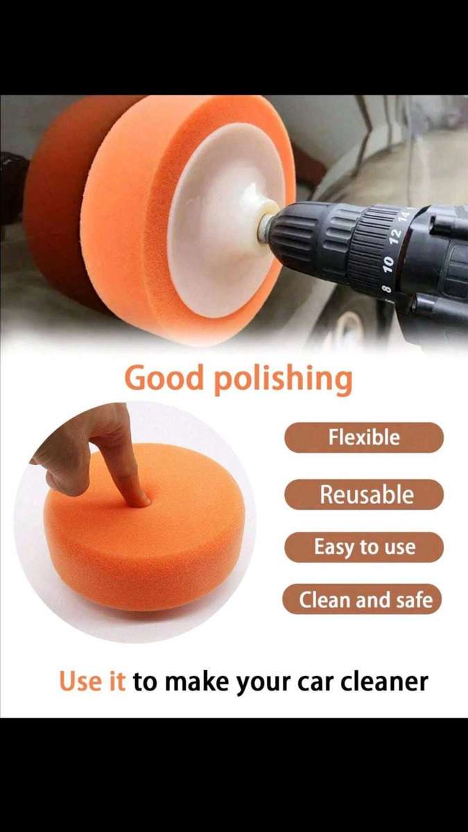 6" Flat Sponge Buffing Polishing Pad