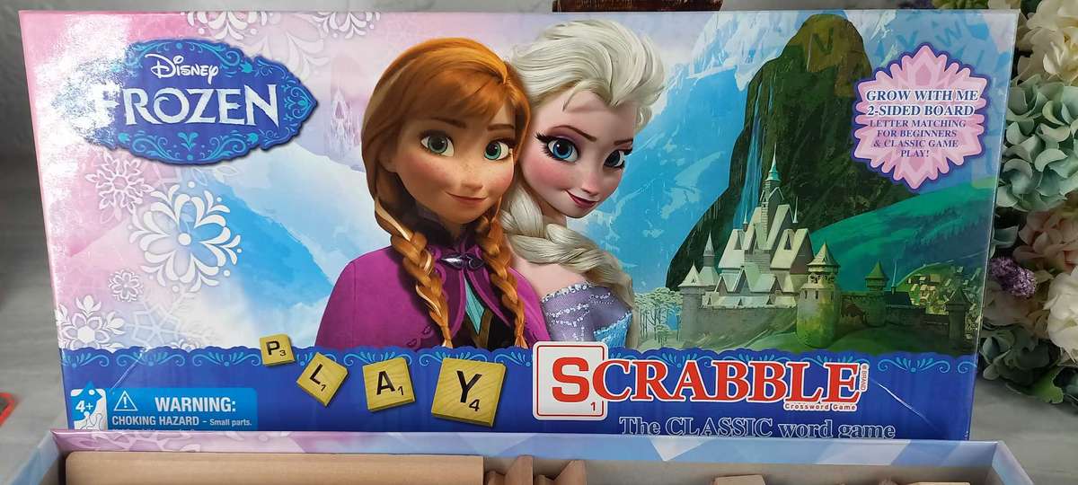 Disney's Frozen Scrabble Board game