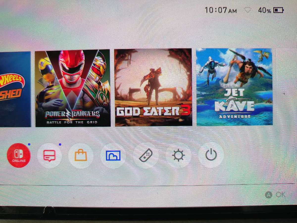 Nintendo switch oled splatoon limited edition