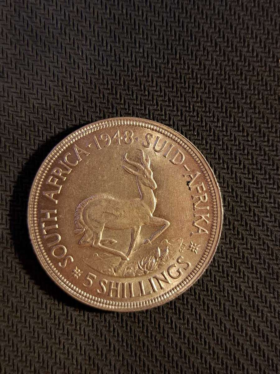 1948 Silver 5 Shilling