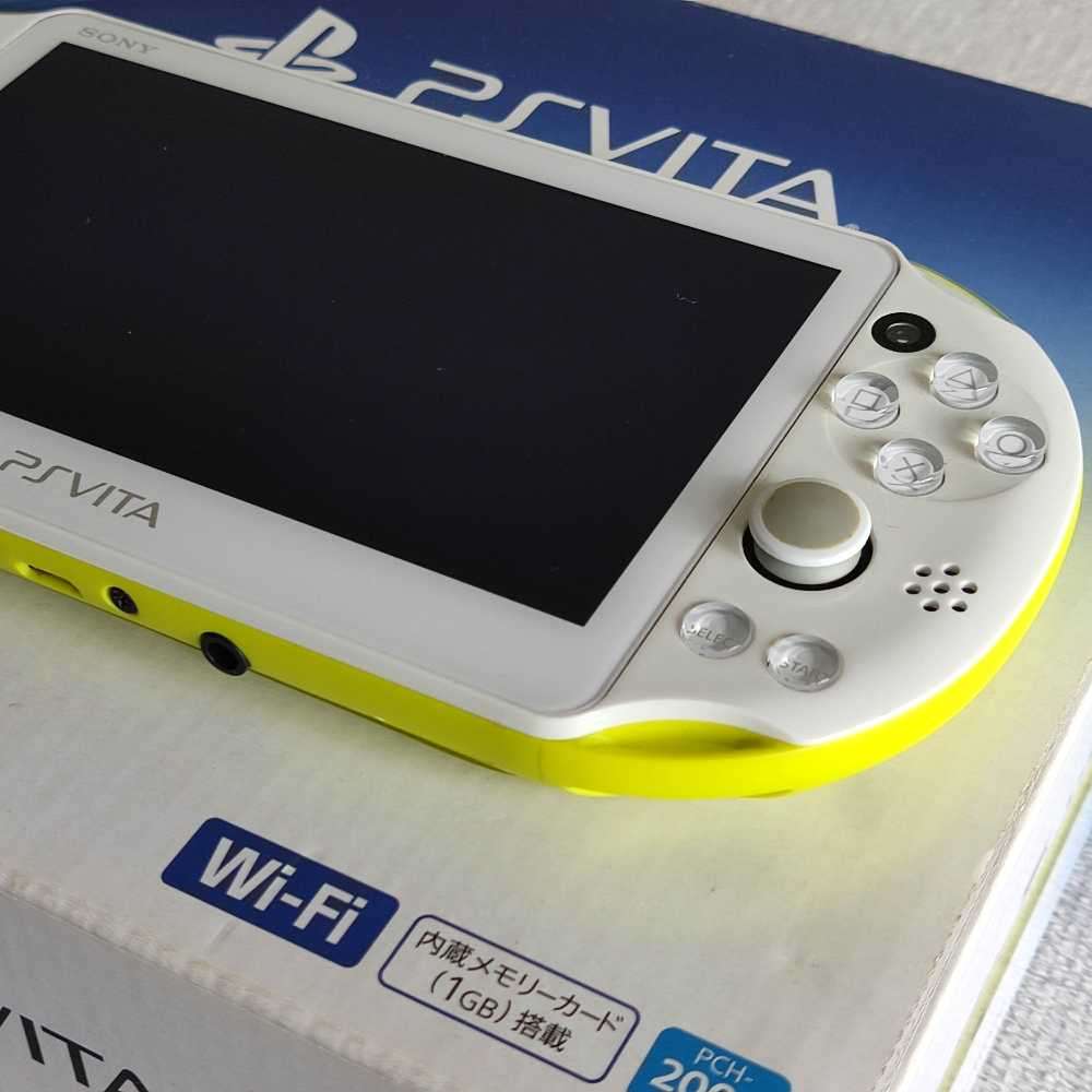 PS Vita / Playstation Vita Slim Model 2000 - Lime Green/White console