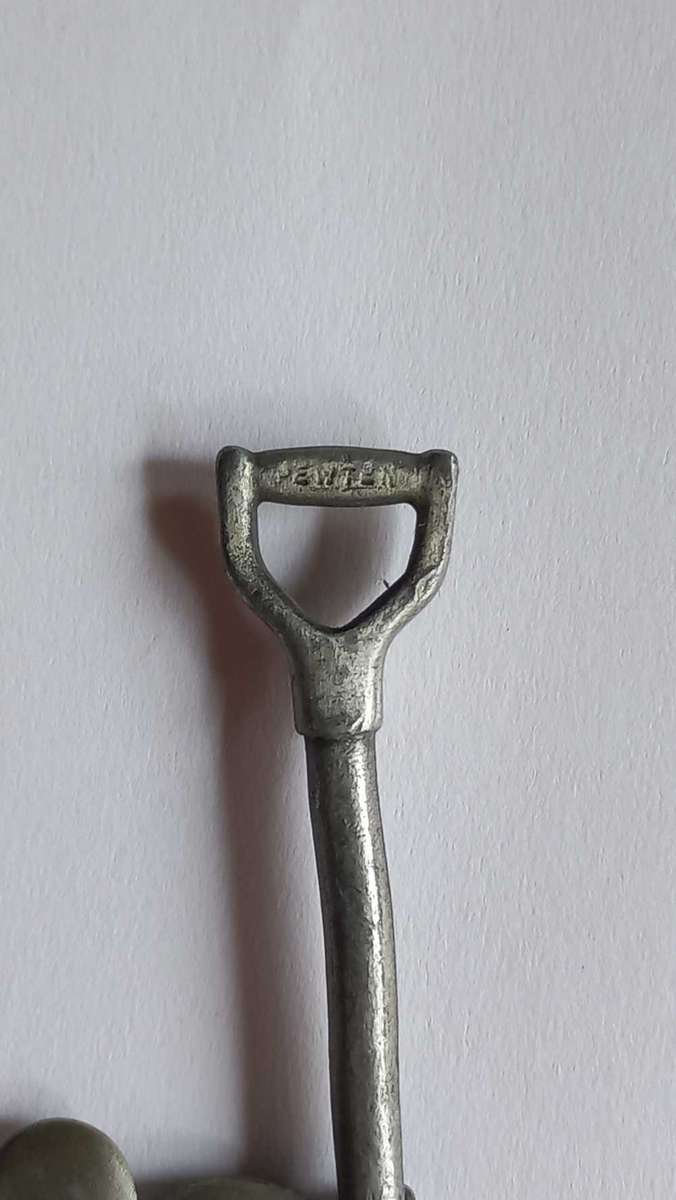 Pewter Mickey Mouse souvenir spoon