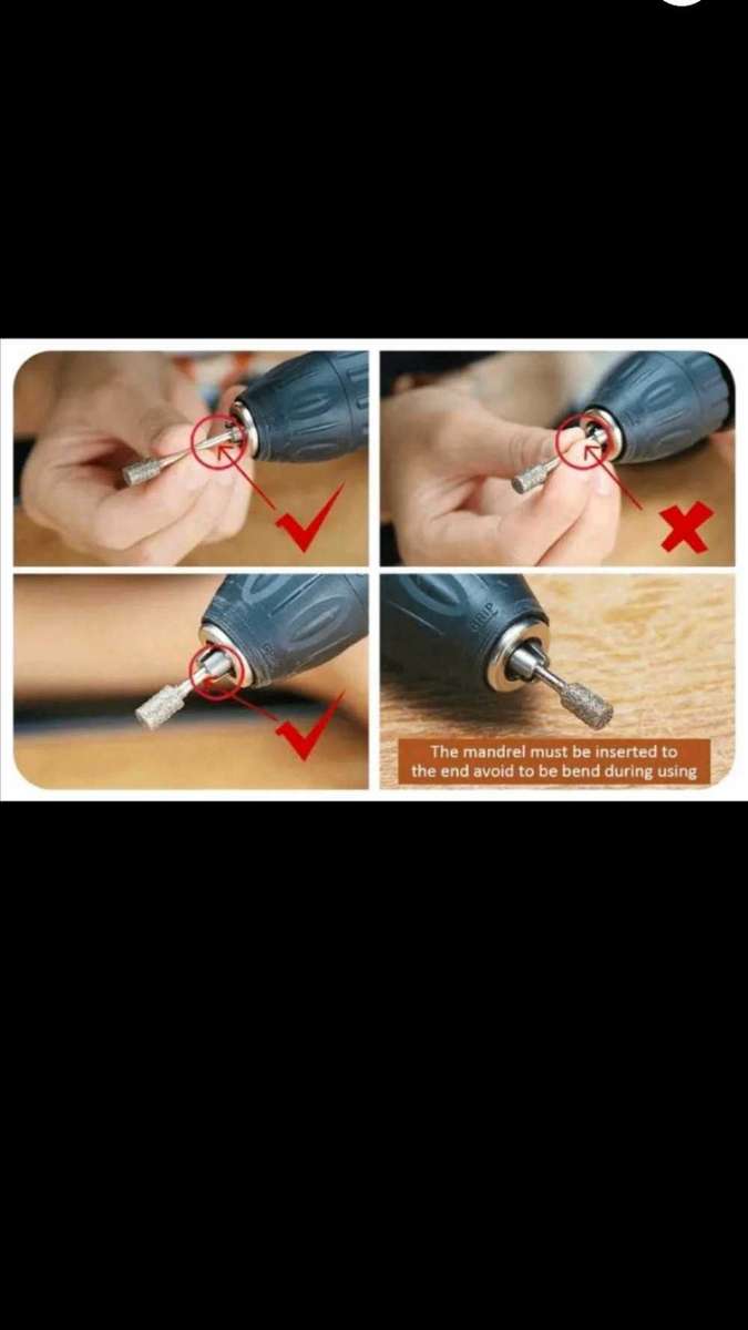 50pcs Diamond Coated Grinding Head Grinding Burrs Lapidary Set for Dremel Rotary Tool. Many uses