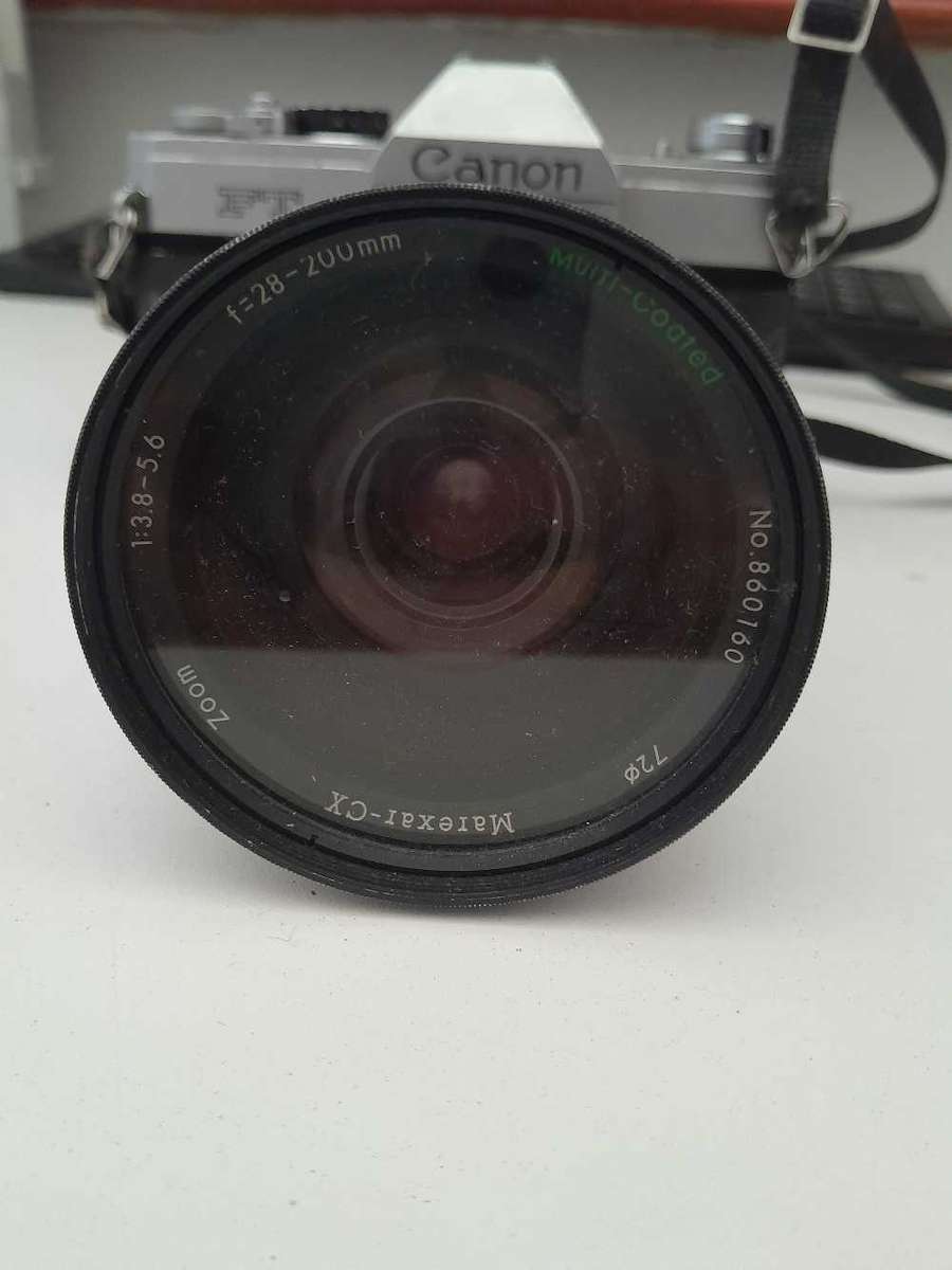Vintage Canon FT camera + lots of accessories