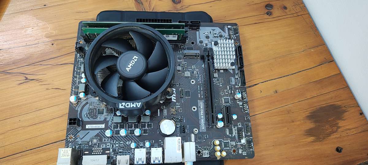 Amd ryzen 5 3600 cpu with MSI mobo and 16gig ram