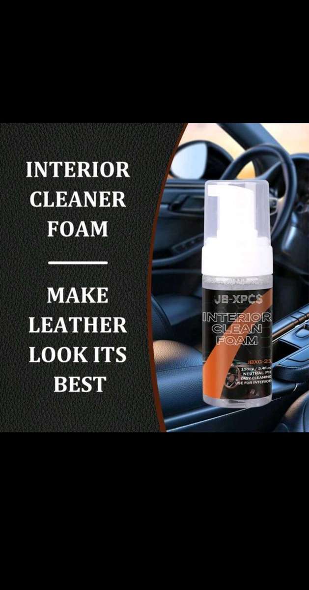 Interior Cleaner Water-free Foam Spray.